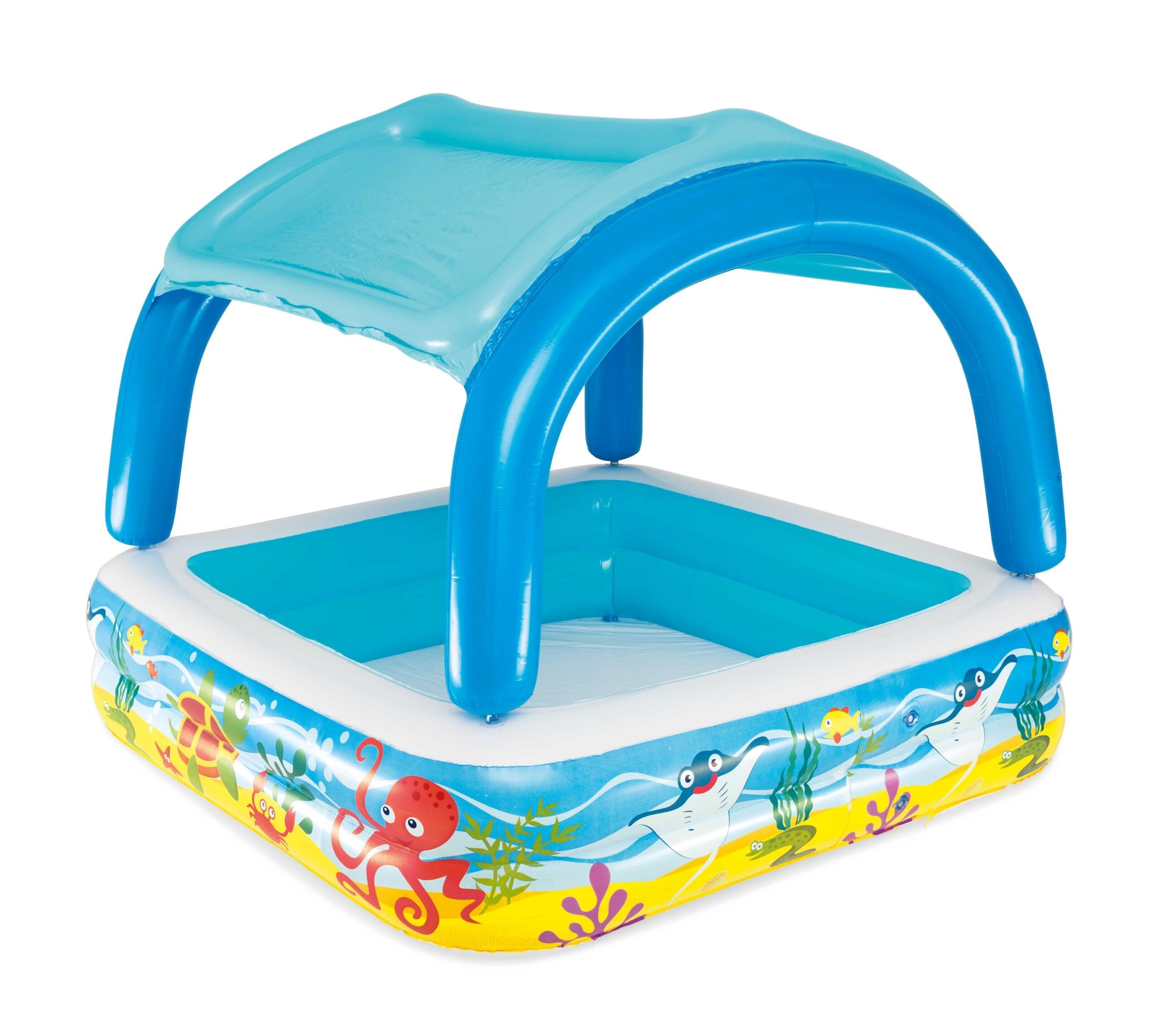 حمام سباحة قابل للنفخ للأطفال مع مظلة من Bestway