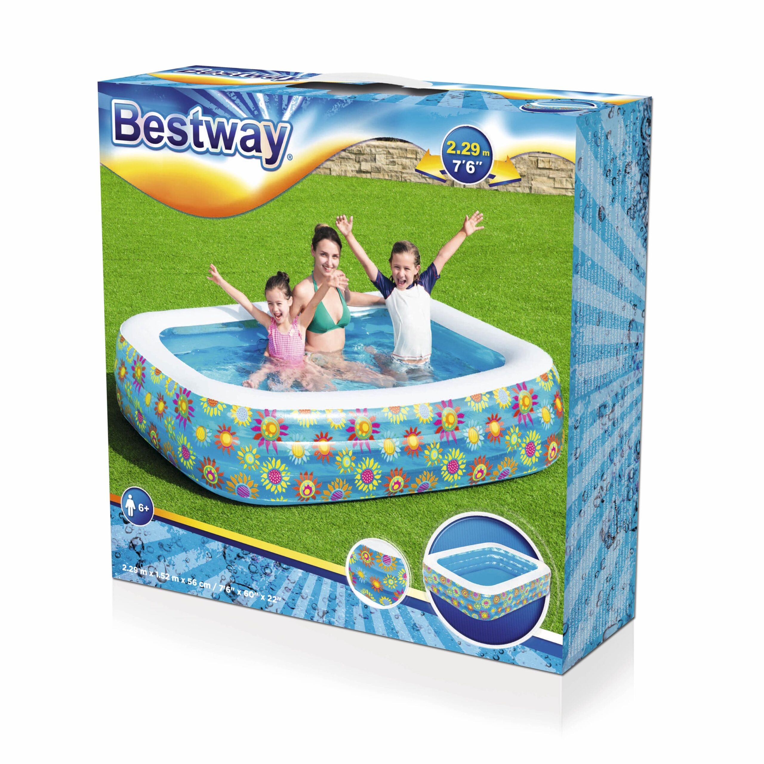مسبح قابل للنفخ للأطفال Bestway POOL HAPPY FLORA KIDS