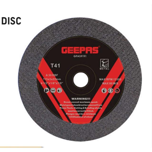 Geepas Profess Metal Cutting Disc 230Mm1X100 - Fits all 9’’ angle grinders - SW1hZ2U6MzUyODQ5