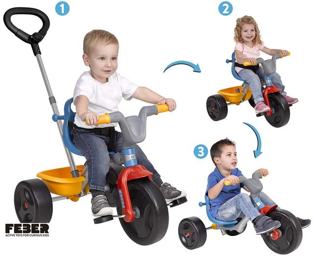دراجة ثلاثية للأطفال FEBER C20   - SW1hZ2U6MTU3NDE5