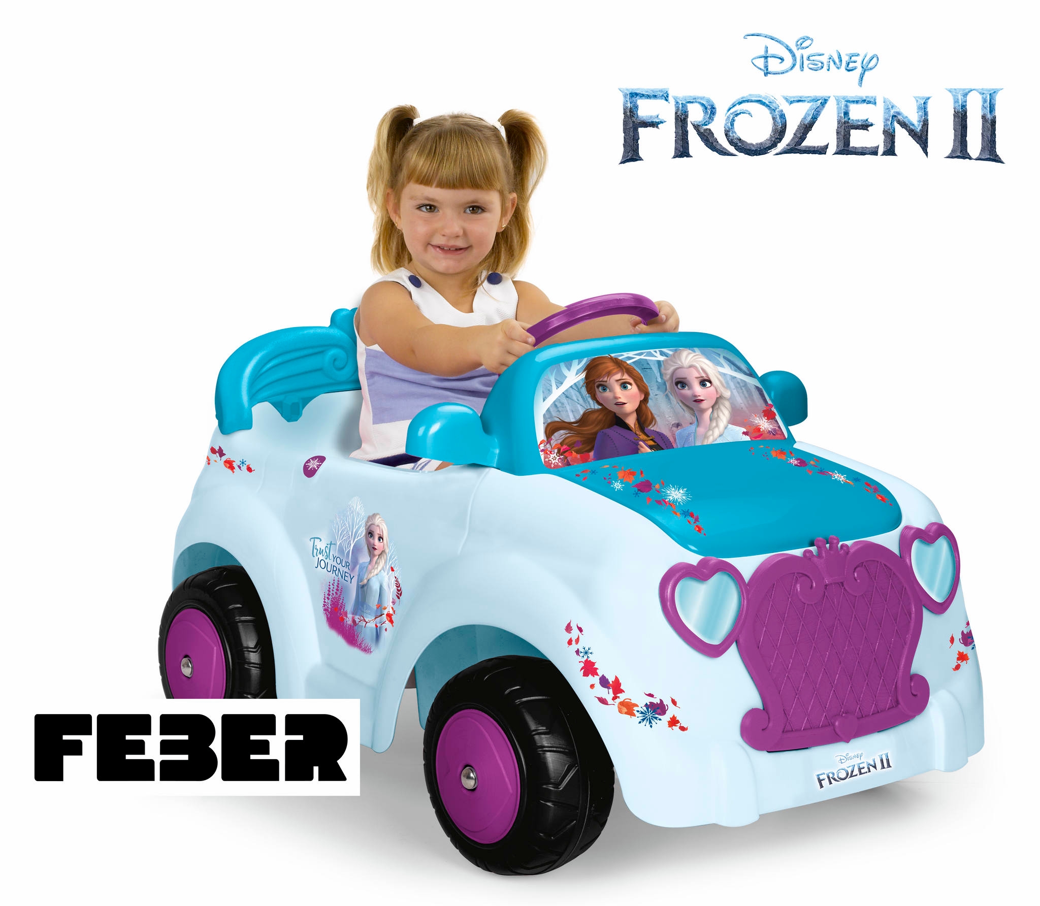 سيارة ركوب كهربائية للأطفال FEBER CAR FROZEN2