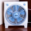 Geepas GF21113 12'' Box Fan - 3 Speed, 60 Minutes Timer – Portable Personal Desk Fan with Powerful Copper Motor - Ideal for Office, & Home- 2 Year Warranty - SW1hZ2U6MTM3Mzg1