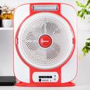 Geepas 12'' Rechargeable Box Fan - 16 Pcs Hi-Power Smd Led Light Usb For Office Home & Travel Use 40 Hours Working 2 Year Warranty - SW1hZ2U6MTQ4NDM3
