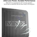 Minix NEO G41V-4 TV Box, Intel Gemini Lake Fanless Mini PC with Pre-Installed Windows 10 Pro, HDMI, VGA, DP [ 4GB RAM 64GB eMMC ] [Support 3 Screen Display] [5G WiFi] - Black - SW1hZ2U6MTIxMTc4