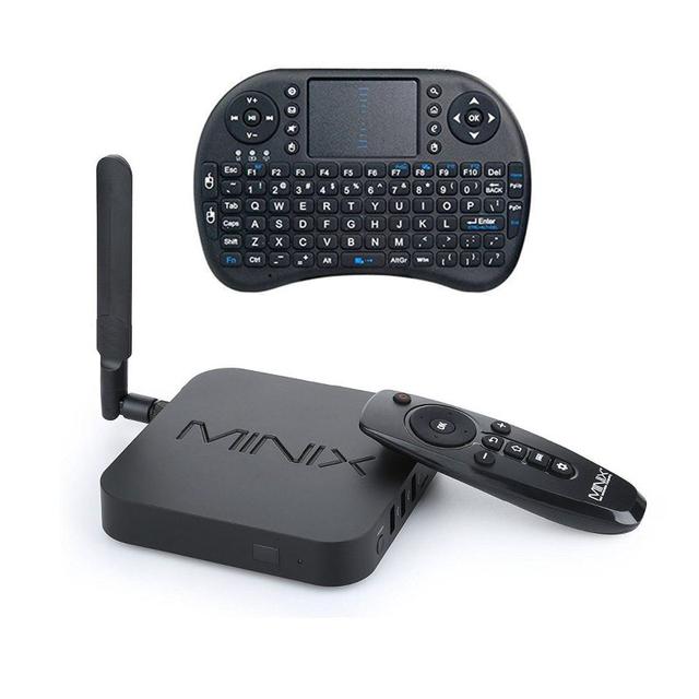 Minix NEO U9-H Android TV Box 64bit Octa-Core 2GB/16G With Mini i8 Wireless Keyboard Touchpad - Black - SW1hZ2U6MTIxMDM0
