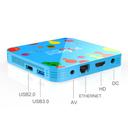 Wownect H96 Mini H6 Android TV Box [4GB RAM 32GB ROM] Smart TV Box Quad Core 6K TV BOX Support 4K 6K 3D H.265 Dual WiFi 2.4G /5G Wireless Screen Projection [Airplay & Miracast] - Blue - SW1hZ2U6MTMzNzcz