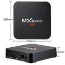 Wownect MXQ Pro Android TV Box 4k [1GB / 8GB] Quad Core Amlogic S905W WiFi Smart TV Box [ Supports Miracast / Airplay ] With USB, SPDIF, LAN, HDMI, SD Card Ports - Black - SW1hZ2U6MTMzNTIz