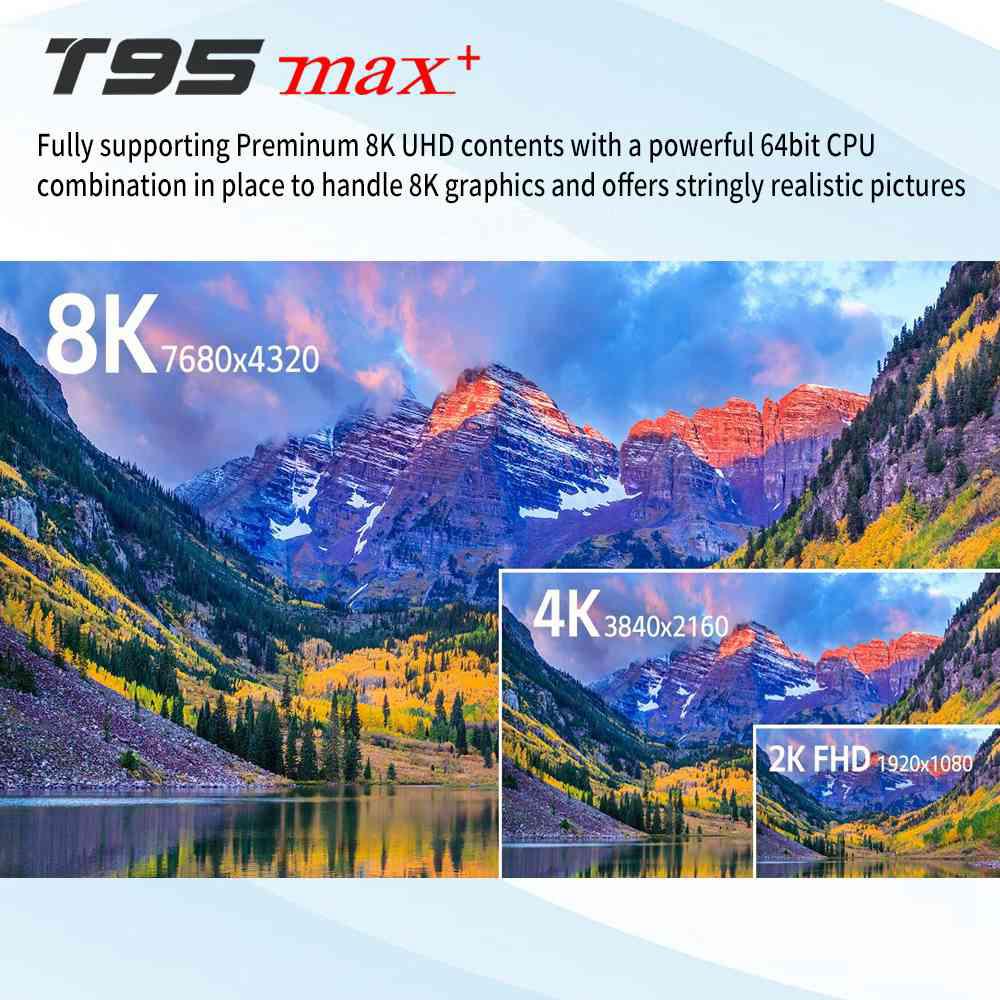 ريسيفر أندرويد للتلفزيون Wownect T95 MAX Plus Android TV Box - cG9zdDoxMzM4MDg=