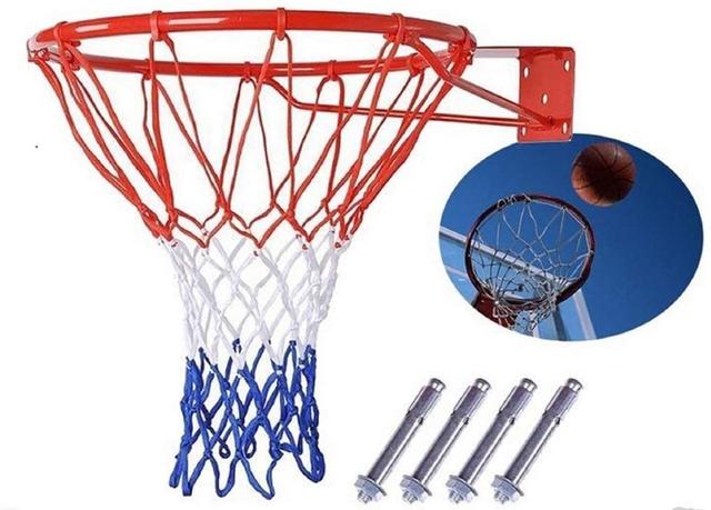 Marshal Fitness basketball hoop net ring wall mounted outdoor hanging basket - SW1hZ2U6MTE5OTcw