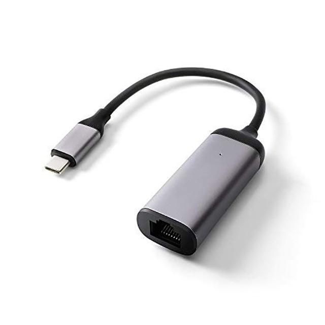 MINIX NEO C-E High-Speed USB-C to Gigabit Ethernet Adapter For Windows, Mac and Chrome OS - Grey - Grey - SW1hZ2U6MTIxMTI4
