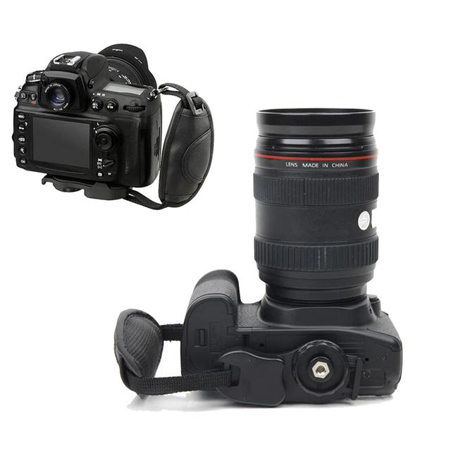 حزام حامل الكاميرا  O Ozone Leather Professional Hand Grip Strap Compatible For Nikon Camera, For Cannon DSLR Camera, Digital Camera, SLR - SW1hZ2U6MTIzOTQy