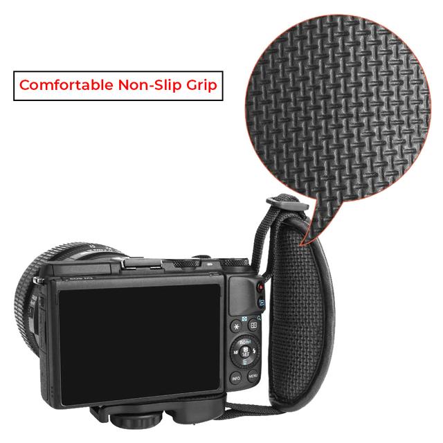 حزام حامل الكاميرا  O Ozone Leather Professional Hand Grip Strap Compatible For Nikon Camera, For Cannon DSLR Camera, Digital Camera, SLR - SW1hZ2U6MTIzOTQ0