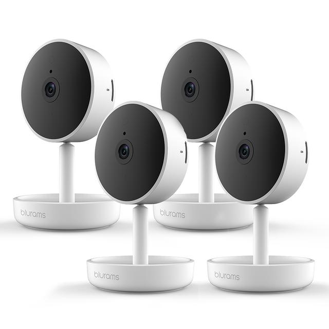 أربع كاميرات للمراقبة المنزلية بدقة 1080p مع حساسات الحركة والصوت  Home Pro 1080P Security Camera with Human/Sound Detection[Pack Of 4] - Blurams - SW1hZ2U6MTIwODQ5