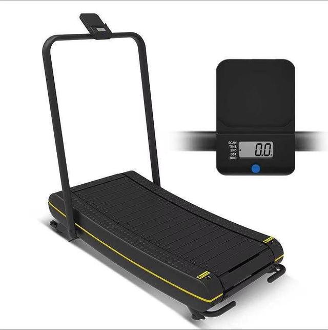 جهاز الجري  Curved Treadmill Manual Running Machine - SW1hZ2U6MTE4NjY1