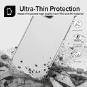 O Ozone Case Compatible with Apple iPhone 12 Pro / iPhone 12 (6.1 Inch) Case, Defender Series TPU Transparent Slim Protection, Shockproof [ Designed Case for iPhone 12 Pro / iPhone 12] - Clear - Clear - SW1hZ2U6MTIzMTc0