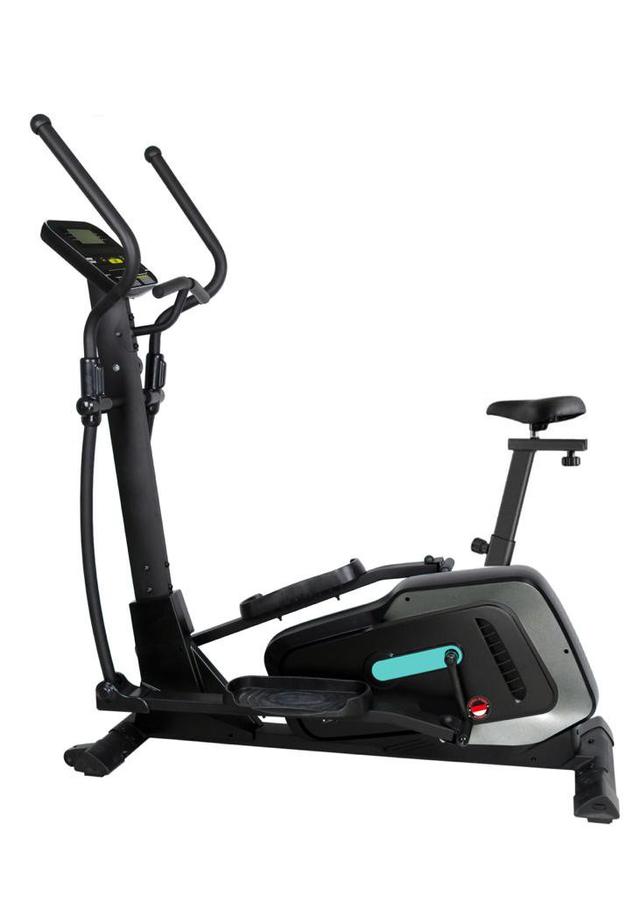 جهاز الاوبتكال المغناطيسي أسود مارشال فتنس Marshal Fitness Black Elliptical Trainer with Seat - SW1hZ2U6MTE4ODc1