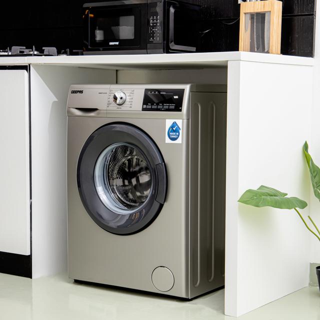 غسالة جيباس أوتوماتيكية بسعة 7 كيلو  Fully Automatic Washing Machine - Geepas (1000 RPM)) - SW1hZ2U6MTUzNjQz