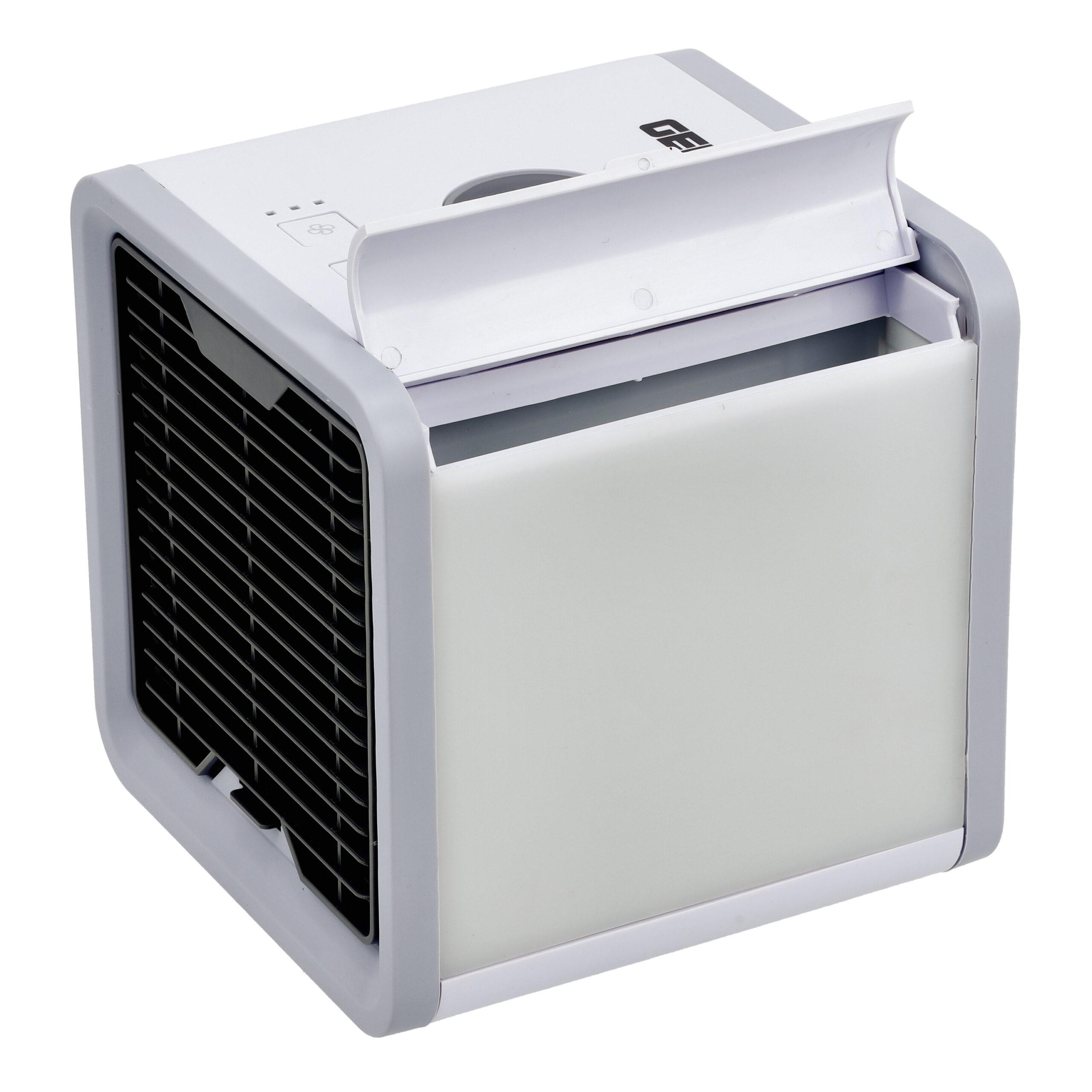 مكيف مائي محمول Mini Air Cooler | 750 ml | 3 Speed Options | LED Night Light - cG9zdDoxNTUyNjE=