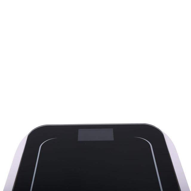 ميزان الوزن الكتروني مع شاشة عرض ال سي دي أسود جيباس Geepas Black Super Slim Digital Personal Scale - SW1hZ2U6MTM1NDI3