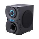 Geepas GMS8585 2.1 Channel Multimedia System - Portable, 20000W PMPO, Dual Woofer- USB, Bluetooth -Ideal for Pc, Play Station, Tv, Smartphone, Tablet, & More - SW1hZ2U6MTQxODUz