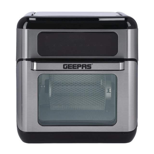 Geepas Compact Powerful 1500W 9 In 1 Air Fryer Oven with 10L Capacity & 9 Preset Functions GAF37518 - SW1hZ2U6MzI5NDM4