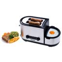 Geepas GBT36508UK 1250W Multi-Function Toaster with Egg Boiler and Poacher  - 2 Slice Toaster with Mini Frying Pan, Steamer Tray, Warming Rack - 6 Modes of Browning Control - Ideal Breakfast Set - 2 Year Warranty - SW1hZ2U6MTUwODU5