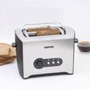 Geepas 900W 2 Slice Toaster - Stainless Steel Bread Toaster with High Lift Function – Reheat- Defrost Function -Lift & Lock Function, Wide 2 Slots - SW1hZ2U6MTM1NTQ3