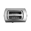 Geepas 900W 2 Slice Toaster - Stainless Steel Bread Toaster with High Lift Function – Reheat- Defrost Function -Lift & Lock Function, Wide 2 Slots - SW1hZ2U6MTM1NTQ1