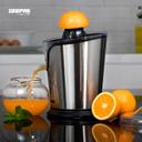 Geepas GCJ46013UK 100 Watt Citrus Juicer - Quick, Healthy, Nutritious Juices with Anti Dust Cover - Effortless Juicer with Cone, Bi-Direction Twist, Large Capacity with Perfect Pouring Spot & Comfortable Handle - 2 Years Warranty - SW1hZ2U6MTM1OTE4