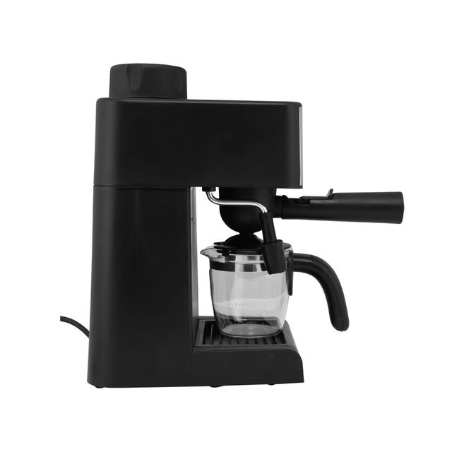 Geepas GCM6109 240ML Cappuccino Maker - Automatic Pressure Release, 4 cup Stainless Steel Filters , Indicator OnOff Lights, 2 Cup Dispense - 2 Years Warranty - SW1hZ2U6MTM2MTE4