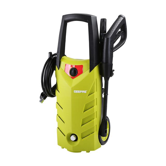 Geepas GCW19017 Pressure Car Washer - Electric Washer with Spray Gun, Hose with High/Low Pressure, Soap Bottle - Ideal for Washing Car, Bike, Floor & More - SW1hZ2U6MTM2MzYx