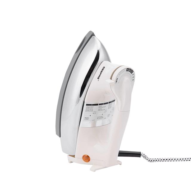 Geepas GDI7752 1200W Automatic Dry Iron - Teflon Plated Sole Plate, Durable Heavy Weight Iron Box-Overheat Protection - Ideal for All Type Of Fabrics - SW1hZ2U6MTM2NDY1