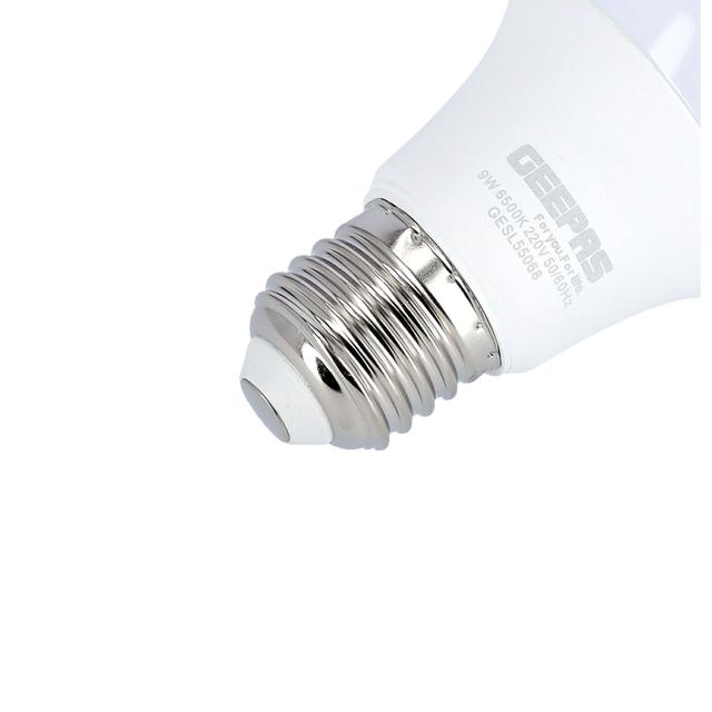Geepas GESL55068 Energy Saving Led Bulb 9W - Portable E27 Socket, 810Lm Brightness - Ideal for Home Office Garage - 2 Years Warranty - SW1hZ2U6MTU0NTI5