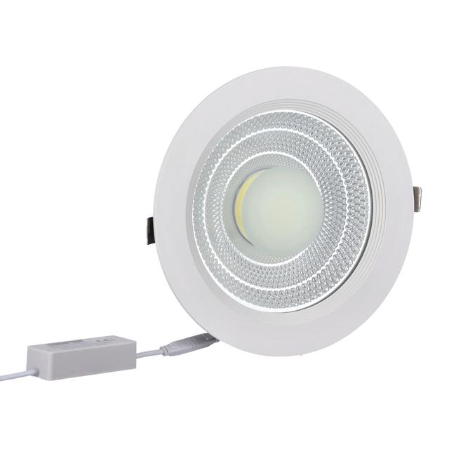 Geepas GESL55076 Round Slim Downlight Led 25W - Downlight Ceiling Light - Natural Cool White 6500K - Long Life Burning Hours - Energy Saving- Ideal for Home Hotel Restaurants & More 1 Year Warranty - SW1hZ2U6MTUzMzM5