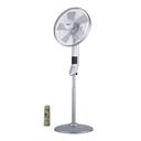 Geepas GF9466 16" Stand Fan With Remote Control 50W - 3 Speed, 5 Leaf Blade, Adjustable Height & Tilt Setting With Led Display - Auto Off - 2 Years Warranty - SW1hZ2U6MTM3NDc1