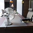Geepas 12-Inch Metal Table Fan 3 Speed Settings With Wide Oscillation With Stable Base Ideal For Desk Fan, Home Or Office Use 2 Year Warranty - SW1hZ2U6MTM3NjAy
