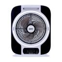 Geepas 12'' Rechargeable Box Fan - 16 Pcs Hi-Power Smd Led Light Usb For Office Home & Travel Use 40 Hours Working 2 Year Warranty - SW1hZ2U6MTQ4NDE3