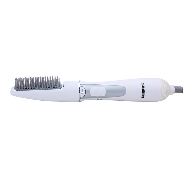 Geepas Hair Styler - Hot Air Brush with 2 Speeds Settings - Overheat Protection - Multi-Functional Salon Hair Styler, Curler & Comb - 2 Year Warranty - SW1hZ2U6MTM4NjEy