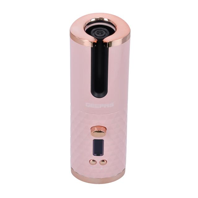 Geepas Wireless Automatic Hair Curler - Portable Electric Rotating with Heat Isolating Chamber, Temperature Control & Timer Settings - 2 Years Warranty - SW1hZ2U6MTUzOTM4