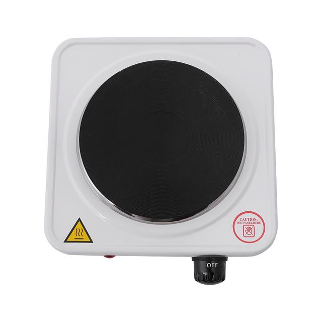 Geepas 1000W Single Hot Plate for Flexible & Precise Table Top Cooking - Cast Iron Heating Plate - Portable Electric Hob with Temperature Control - SW1hZ2U6MTUxOTAy