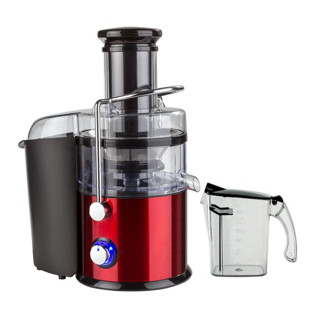 Geepas GJE5437 800W Centrifugal Juicer - 2.2 L Pulp Container Machine Juice Extractor with 75MM Wide Mouth - 2 Speed, Stainless Steel Body, Non-Slip Feet - SW1hZ2U6MTM5OTg5