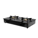 Geepas 2-Burner Gas Hob - Attractive Design, Tempered Glass Worktop - Automatic Ignition, 2 Heating Zones - Portable Cooktop - Ideal for Home, Office and More - SW1hZ2U6MTQwMjQy