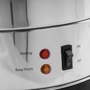 Geepas GK5219 15L Kettle 1650W - Stainless Steel Hot Water Dispenser - Perfect for Tea, Coffee, Soup & Instant Boiling Water with Automatic Temperature Control with Indicator Lights - SW1hZ2U6MTQwMzAw