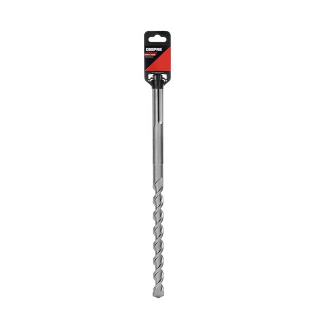 Geepas SDS Max Drilling Flute - Masonry Drill Bit Spiral Flute Rotary Masonry Drill - Ideal for Concrete, Wood & other Soft materials (D18xL340xWL200) - SW1hZ2U6MTUwMDIx
