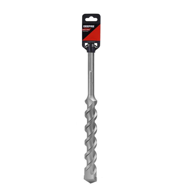 Geepas SDS Max Drilling Flute - Masonry Drill Bit Spiral Flute Rotary Masonry Drill - Ideal for Concrete, Wood & other Soft materials (D40xL370xWL200) - SW1hZ2U6MTUwMjI2
