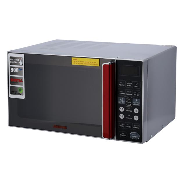 Geepas GMO1876 27L Digital Microwave Oven - 900W Microwave Oven with Multiple Cooking Menus -Reheating & Defrost Function -Child Lock -Digital Controls - SW1hZ2U6MTQxMTcx