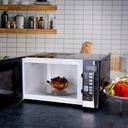 Geepas GMO1898 45L Digital Microwave Oven - 1500W Multiple Cooking Menus with Arabic Control Panel -Reheating & Defrost Function-Handle door, Digital Controls - SW1hZ2U6MTQxMjMy