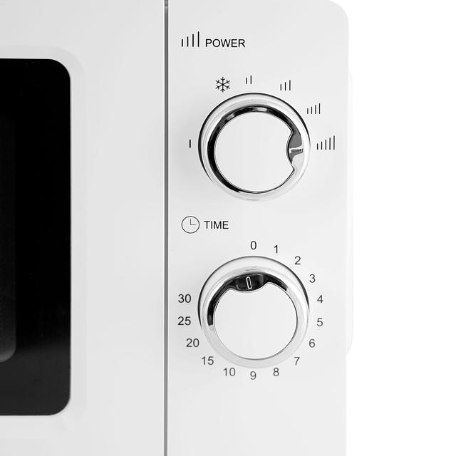 ميكروويف بسعة 20 لتر 1100 واط أبيض جيباس Geepas White 1100W 20L Microwave Oven - SW1hZ2U6MTQ5MTg1