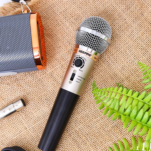 ميكريفون محمول 2Function Echo Microphone - Geepas - SW1hZ2U6MTQxMzA0