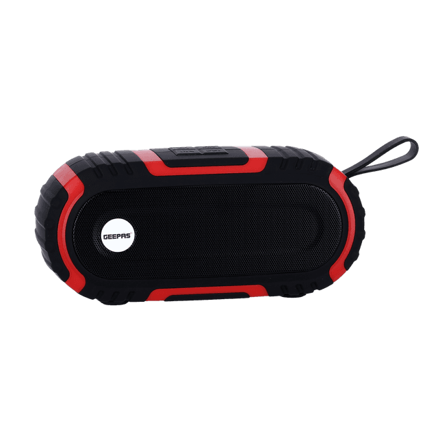 Geepas GMS11180 Bluetooth Rechargeable Speaker - Portable Wireless Speakers, 1500mAh Battery with Bass, TF Card, AUX, USB Playback -Perfect for Home, Party, Outdoor - SW1hZ2U6MTUzMTA4